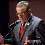 Ubiegający się o reelekcję, kandydat PiS na prezydenta Skarżyska- Kamiennej Roman Wojcieszek oficjalnie rozpoczął kampanię wyborczą / Mariusz Busiek / skarzysko24.pl