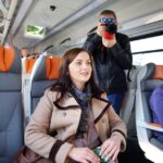 W Skarżysku uroczyście przekazano i poświęcono nowe składy Świętokrzyskich Przewozów Regionalnych / Stanisław Blinstrub / Radio Kielce