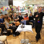 Symboliczny namiot, nawiązujący do żydowskiego święta Sukkot stanął w Galerii Korona w Kielcach. / Wojciech Habdas / Radio Kielce