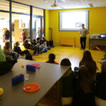 20.10.2014 Podzamcze Chęcińskie. Regionalne Centrum Naukowo-Technologiczne. Obrady Sejmiku Młodzieżowego Województwa Świętokrzyskiego / Wojciech Habdas / Radio Kielce