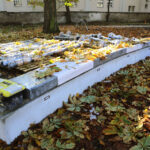 28.10.2014 Kielce. Remont skweru Żeromskiego. / Wojciech Habdas / Radio Kielce