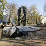 28.10.2014 Kielce. Remont skweru Żeromskiego. / Wojciech Habdas / Radio Kielce