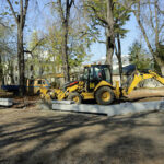 28.10.2014 Kielce. Remont skweru Żeromskiego. / Wojciech Habdas / Radio Kielce