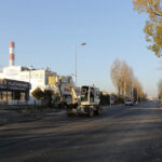 28.10.2014 Kielce. Kończą się prace na remontowanej ulicy Olszewskiego. / Wojciech Habdas / Radio Kielce