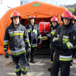 Manewry służb ratowniczych w Kieleckim Centrum Kultury / Wojciech Habdas / Radio Kielce