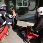 Manewry służb ratowniczych w Kieleckim Centrum Kultury / Wojciech Habdas / Radio Kielce