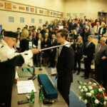 Inauguracja roku akademickiego na Politechnice Świętokrzyskiej. Pasowanie na studenta. / Wojciech Habdas / Radio Kielce