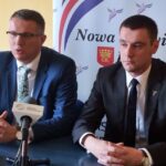 Przemysław Wipler na konferencji prasowej w Kielcach / Bartłomiej Zapała / Radio Kielce