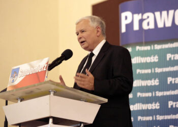 Jarosław Kaczyński w Sandomierzu / Włodzimierz Batóg