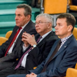 26.11.2014 Skarżysko-Kamienna. Przewodniczący klubu parlamentarnego PiS - Mariusz Błaszczak udzielił poparcia, ubiegającemu się o ponowny wybór prezydentowi Skarżyska-Kamiennej Romanowi Wojcieszkowi. / Skarżysko24.pl