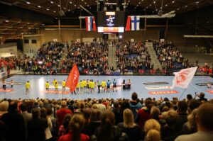 16.11.2014 Aalborg Handball - Vive Tauron Kielce 25:27 / Jarosław Dragan / Radio Kielce