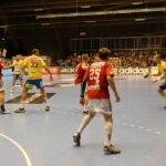 16.11.2014 Aalborg Handball - Vive Tauron Kielce 25:27 / Jarosław Dragan / Radio Kielce