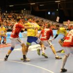 16.11.2014 Aalborg Handball - Vive Tauron Kielce 25:27 / Jarosław Dragan / Radio Kielce