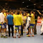 16.11.2014 Aalborg Handball - Vive Tauron Kielce 25:27 / Jarosław Dragan / Radio Kielce