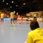 16.11.2014 Aalborg Handball - Vive Tauron Kielce 25:27 / Jarosław Dragan / Radio Kielce