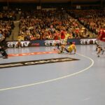 16.11.2014 Aalborg Handball - Vive Tauron Kielce 25:27 / Jarosław Dragan / Radio Kielce