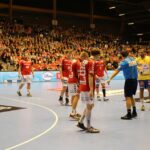 16.11.2014 Aalborg Handball - Vive Tauron Kielce 25:27 / Jarosław Dragan / Radio Kielce