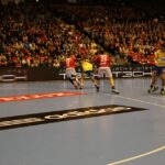 16.11.2014 Aalborg Handball - Vive Tauron Kielce 25:27 / Jarosław Dragan / Radio Kielce