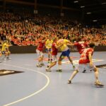 16.11.2014 Aalborg Handball - Vive Tauron Kielce 25:27 / Jarosław Dragan / Radio Kielce
