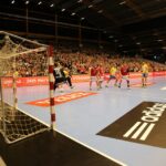 16.11.2014 Aalborg Handball - Vive Tauron Kielce 25:27 / Jarosław Dragan / Radio Kielce