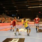 16.11.2014 Aalborg Handball - Vive Tauron Kielce 25:27 / Jarosław Dragan / Radio Kielce