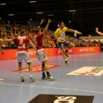 16.11.2014 Aalborg Handball - Vive Tauron Kielce 25:27 / Jarosław Dragan / Radio Kielce