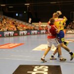 16.11.2014 Aalborg Handball - Vive Tauron Kielce 25:27 / Jarosław Dragan / Radio Kielce
