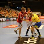 16.11.2014 Aalborg Handball - Vive Tauron Kielce 25:27 / Jarosław Dragan / Radio Kielce