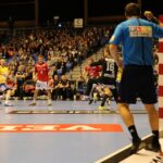 16.11.2014 Aalborg Handball - Vive Tauron Kielce 25:27 / Jarosław Dragan / Radio Kielce