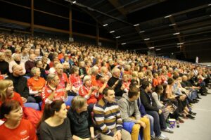 16.11.2014 Aalborg Handball - Vive Tauron Kielce 25:27 / Jarosław Dragan / Radio Kielce