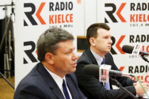 27.11.2014 Debata kandydatów na prezydenta Ostrowca Świętokrzyskiego - Zbigniew Duda i Jarosław Górczyński / Stanisław Blinstrub / Radio Kielce