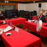 Debata z kandydatami na burmistrza Sandomierza Jerzym Borowskim i Markiem Bronkowskim przed drugą turą wyborów / Kamil Król / Radio Kielce