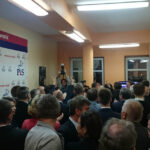 16.11.2014 Kielce. Wieczór wyborczy w siedzibie Prawa i Sprawiedliwości / Paweł Klepka / Radio Kielce