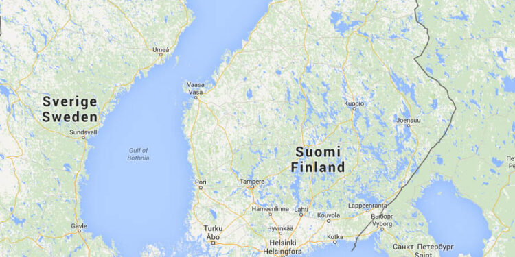 Finlandia / Google map