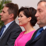 4.11.2014 Podzamcze Chęcińskie. Otwarcie Publicznego Banku Komórek Macierzystych Regionalnego Centrum Naukowo-Technologicznego. W uroczystości uczestniczyła aktorka Katarzyna Cichopek / Stanisław Blinstrub / Radio Kielce