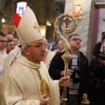 29.11.2014 Ingres bp. Jana Piotrowskiego w bazylice katedralnej. Nuncjusz Apostolski arcybiskup Celestino Migliore / Piotr Michalski / Radio Kielce