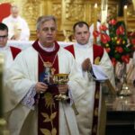 29.11.2014 Ingres bp. Jana Piotrowskiego w bazylice katedralnej. / Piotr Michalski / Radio Kielce