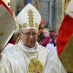 29.11.2014 Ingres bp. Jana Piotrowskiego w bazylice katedralnej. / Piotr Michalski / Radio Kielce