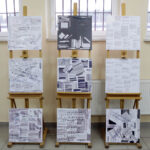 21.11.2014 Kielce. Dramat wolności - wystawa prac wielkoformatowych na murach Aresztu Śledczego w Kielcach. / Wojciech Habdas / Radio Kielce