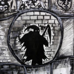 21.11.2014 Kielce. Dramat wolności - wystawa prac wielkoformatowych na murach Aresztu Śledczego w Kielcach. / Wojciech Habdas / Radio Kielce