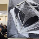 21.11.2014 Kielce. Dramat wolności - wystawa prac wielkoformatowych na murach Aresztu Śledczego w Kielcach. / Wojciech Habdas / Radio Kielce