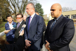 12.11.2014 Kielce. Powstanie alternatywa dla zlikwidowanej izby wytrzeźwień? Propozycja Krzysztofa Adamczyka. / Wojciech Habdas / Radio Kielce