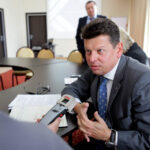 Spotkanie pt. „Okrągły Stół” zorganizowane przez Świętokrzyski Związek Pracodawców Prywatnych Lewiatan. Tomasz Tworek / Wojciech Habdas / Radio Kielce