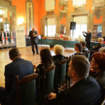 27.11.2014 Kielce. Honorowi krwiodawcy otrzymali państwowe i resortowe odznaczenia. / Wojciech Habdas / Radio Kielce