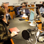 17.11.2014 Kielce. Punkty widzenia. Krzysztof Adamczyk, Lucjan Pietrzczyk, Maria Zuba, Piotr Żołądek / Wojciech Habdas / Radio Kielce