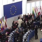 25.11.2014 Papież Franciszek w Parlamencie Europejskim / Włodzimierz Batóg / Radio Kielce