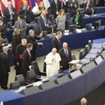 25.11.2014 Papież Franciszek w Parlamencie Europejskim / Włodzimierz Batóg / Radio Kielce