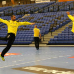 15.11.2014 Kielce. Trening zawodników Vive Tauron Kielce, przed meczem z  Aalborgiem / Jarosław Dragan / Radio Kielce