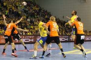 30.11.2014 Vive Tauron Kielce - SUI Kadetten Schaffhausen / Stanisław Blinstrub / Radio Kielce