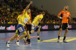 30.11.2014 Vive Tauron Kielce - SUI Kadetten Schaffhausen / Stanisław Blinstrub / Radio Kielce